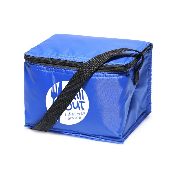 RPET 700D cooler bag with large branding area. Made from recycled plastic, it can be recycled again and again. Holds up to six 330ml cans.