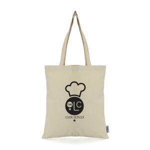 50% recycled cotton 7oz shopper with long handles and a large print area for your logo.