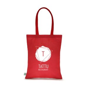 100% GOTS certified organic 4oz cotton shopper with long handles