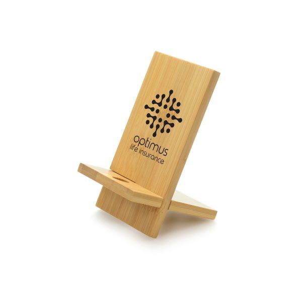 100% bamboo, this phone stand comes in 2 pieces which easily slot together to make this must-have desk accessory. There is a handy cut out in the design for a charging wire. Colour can vary due to it being a natural product.