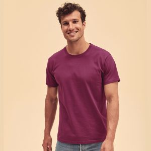 The Valueweight T, Fruit of the Loom branded t-shirt is the budget-friendly choice for workwear at your next event, exhibition or trade show with a huge choice of colours to choose from. Available in sizes small to 5XL (larger sizes may not be available in all colours) with a crew neck with cotton/Lycra® rib and a self-fabric back neck tape. This branded t-shirt offers a classic fit and is available in an array of colours, making it a great option to colour match and promote your brand. The t-shirt is made from 100% cotton (ash colour 99% cotton/1% polyester, heather grey 97% cotton/3% polyester). Please note, the weight of the colour versions is 165gsm, whereas, the white is 160gsm. The embroidery is available in 4 positions and the standard branding area is left breast within 90 x 50mm (larger embroidery areas are available at an additional cost). Choose from 32 colours of this budget-friendly promotional t-shirt and order yours today.
