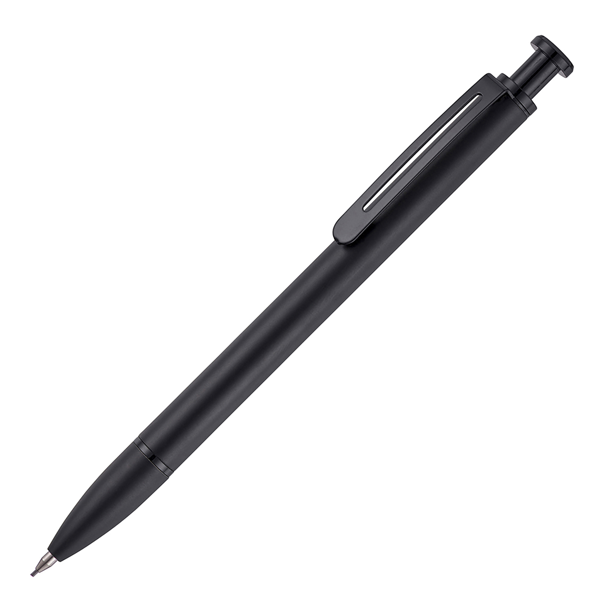 A retractable metal barrelled pencil with 0.7mm lead. Matches the Hurst Ball Pen.