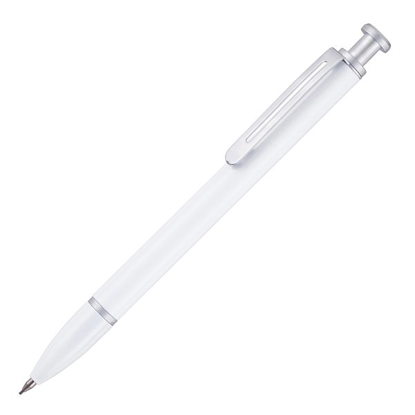 A retractable metal barrelled pencil with 0.7mm lead. Matches the Hurst Ball Pen.