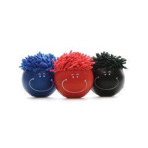 2-in-1 stress ball and microfibre ‘mophead’ hair which doubles as a screen cleaner and duster. A desk item favourite.