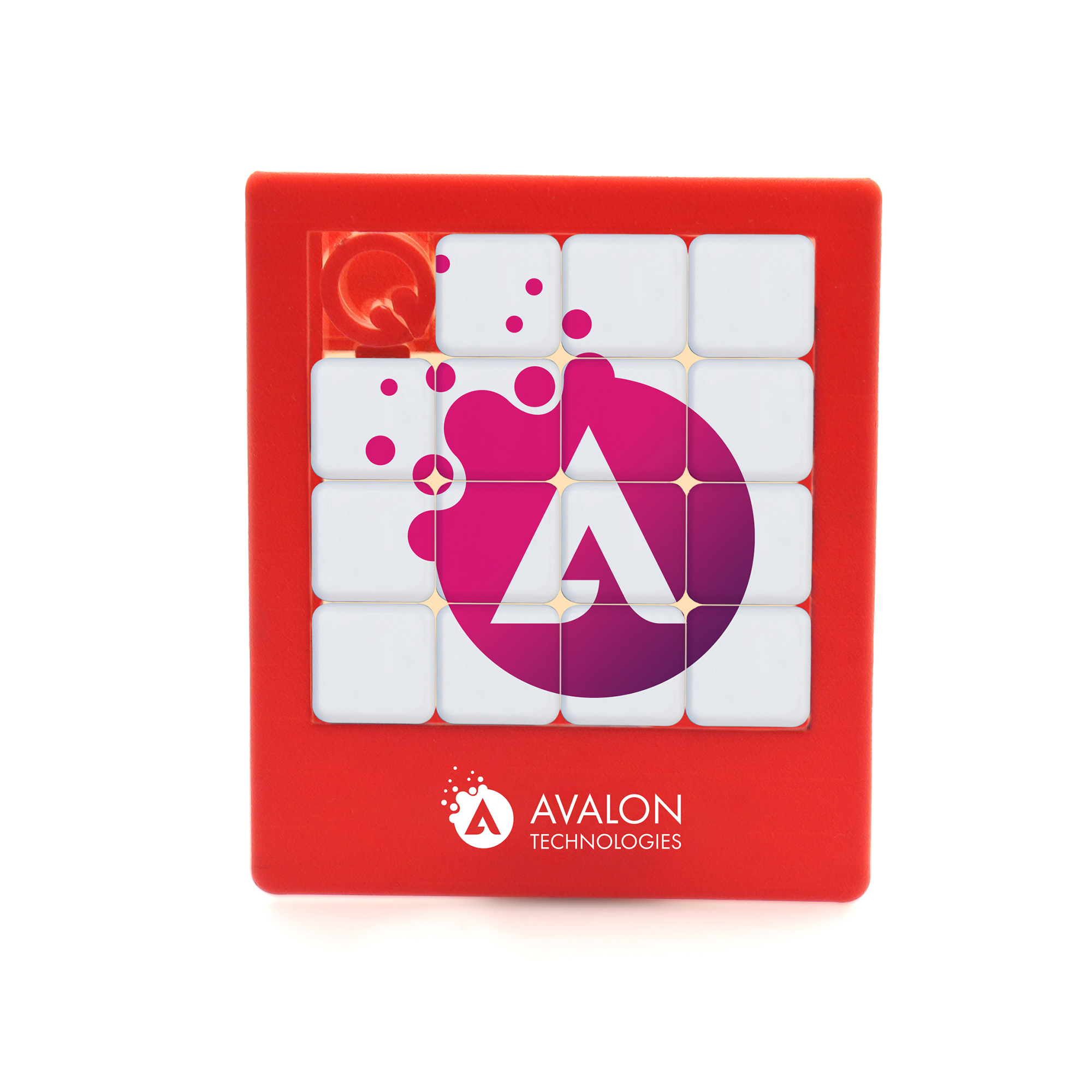 Sliding tile puzzle with full colour bespoke print. An exciting way to promote your brand, ideal for kids and adults alike.