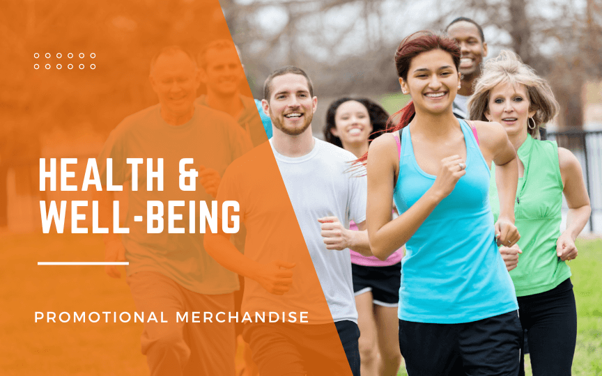 Health and Wellbeing Promotional merch