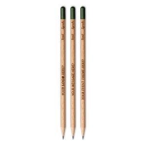 Biodegradable sprout plantable pencil . Made of sustainable wood and engraved with your logo