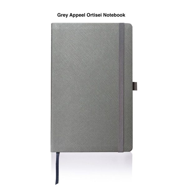 Appeel Medium Notebook with sustainable paper in grey.
