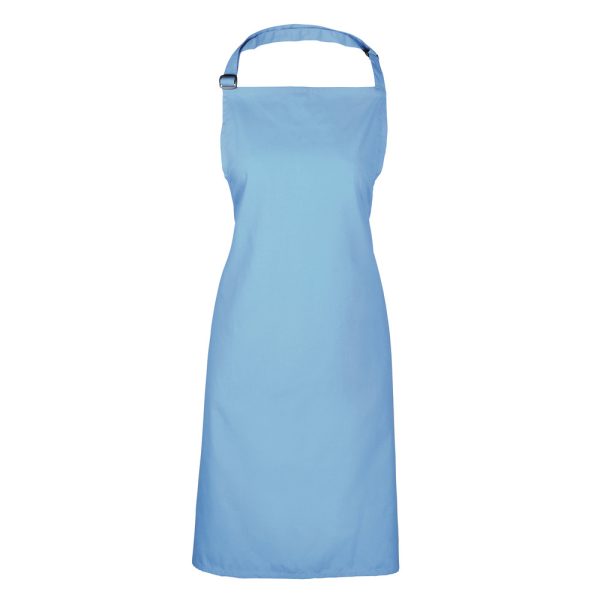 Featuring an adjustable buckle on the neckband and self-fabric ties. This colourful apron ensures professional presentation and protection, great for beauty professionals, restaurant industries, coffee shops and much more. Available in wide range of colours.