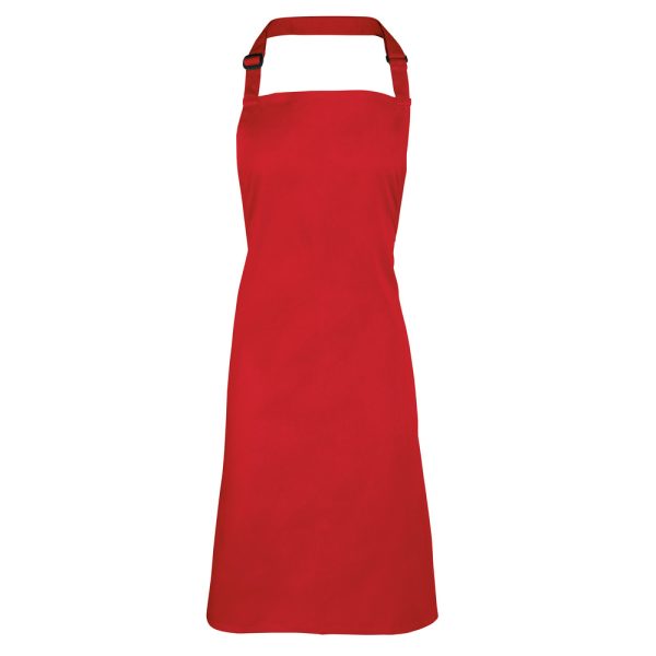 Featuring an adjustable buckle on the neckband and self-fabric ties. This colourful apron ensures professional presentation and protection, great for beauty professionals, restaurant industries, coffee shops and much more. Available in wide range of colours.