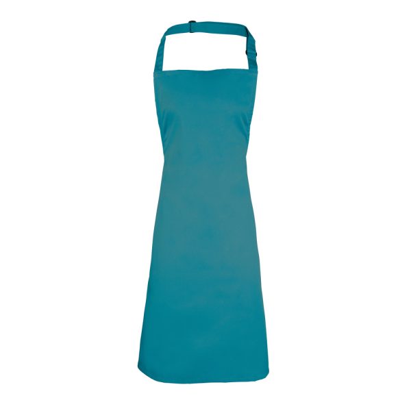 Featuring an adjustable buckle on the neckband and self-fabric ties. This colourful apron ensures professional presentation and protection, great for beauty professionals, restaurant industries, coffee shops and much more. Available in wide range of colours.