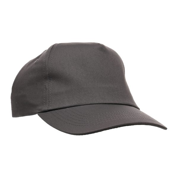 Crafted with 100% cotton, the adult sized 5 panel premium cap includes an adjustable tri-glide buckle to ensure a secure fit, ideal for everyday comfort. This one size cap has a pre-curved peak and stitched ventilation eyelets. Available in variety of colours.