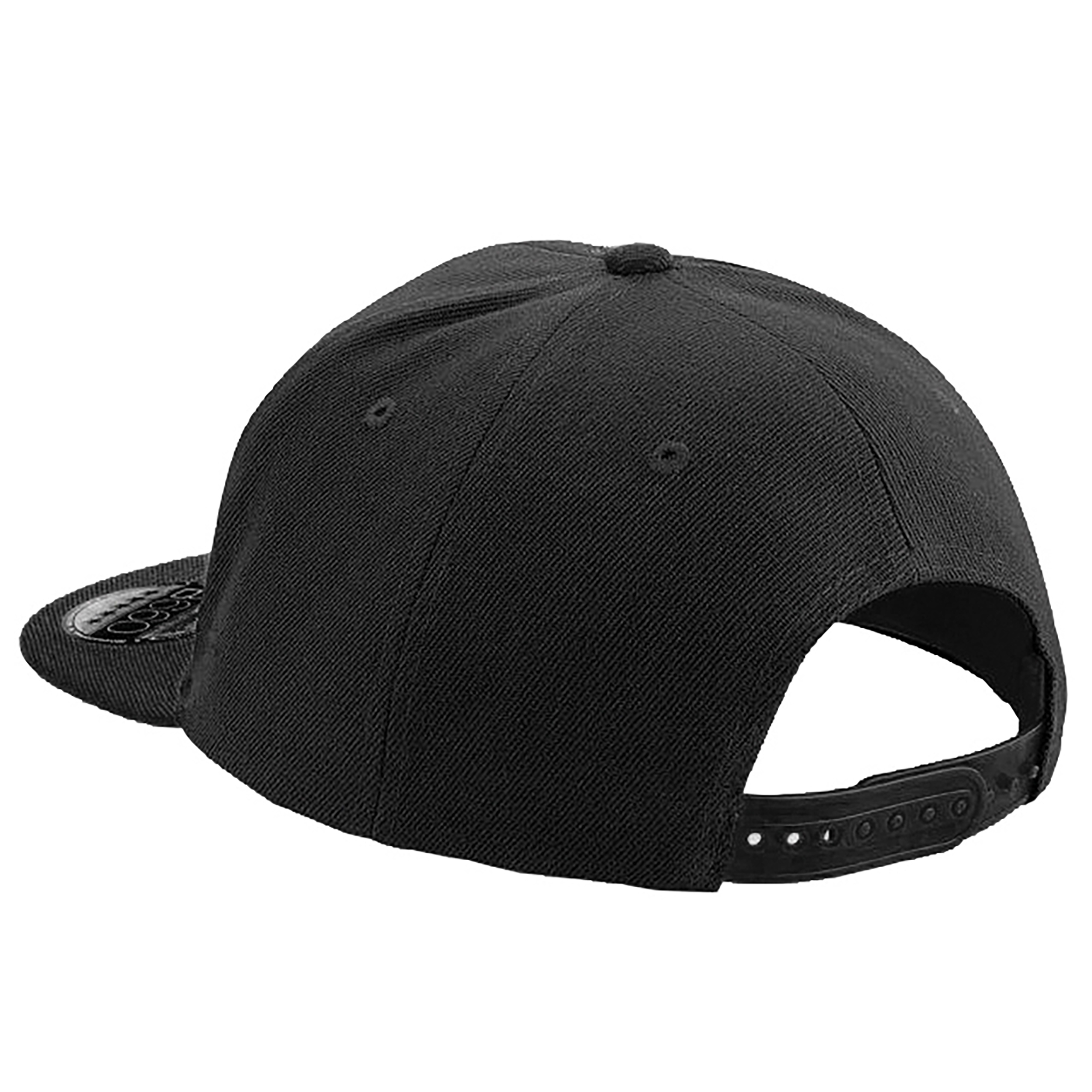 Designed using a classic shape and crafted from 100% polyester, this cap exudes both quality and style. This adult’s retro-style snapback cap has a 5 panel design providing a large branding area. With a snapback size adjuster and a flat peak complimented with an authentic peak sticker. A great on-trend option.