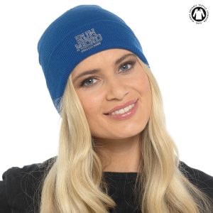 Crafted from 100% organically-sourced cotton, this adult sized beanie is both eco-friendly and fashion-forward. The double layer knit provides warmth and the cuffed design adds a touch of style and allows for optimal decoration. Available in variety of colours.