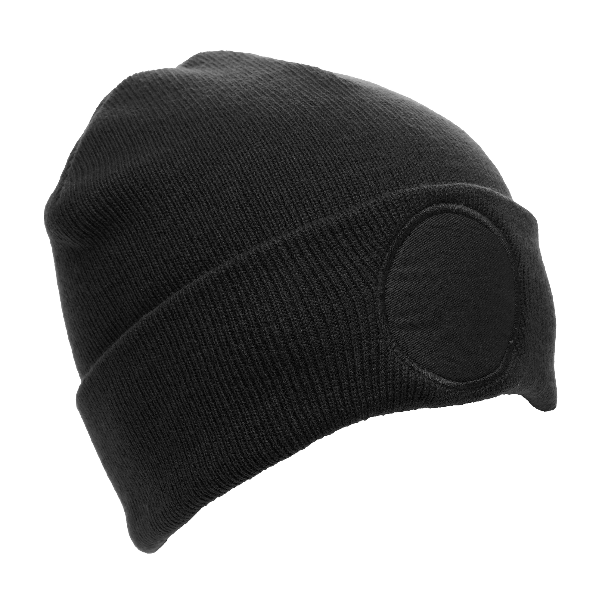 Crafted from 100% soft-touch acrylic with double layer knit, and a circular polyester patch for smooth and easy customisation. With a 6cm diameter patch that is perfect for decoration, this one-size beanie allows your company logo to standout and be recognised. Available in a range of colours.