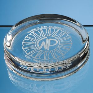 This paperweight is a great gift to get your company name and phone number onto your customer's desk.