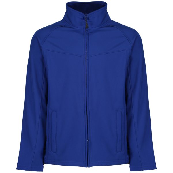 Opt for styled protection with the Uproar softshell. Made with warm-backed woven stretch fabric, this jacket is lightweight, water-repellent, wind-resistant, and quick-drying. Features include zipped lower pockets, adjustable shockcord hem and the fabric itself offers a natural stretch for added comfort when moving. Available in variety of colours.