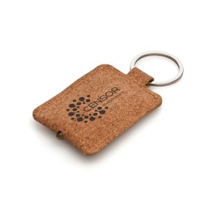 Crafted with a cork body, this keyring exudes a natural charm while remaining lightweight and durable. The button allows for effortless control of the organic glass LED light, while the iron split ring ensures secure attachment to keys or bags.