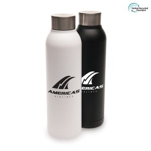 630ml RSS double walled, stainless steel vacuum bottle with colour powder coating. BPA & PVC free.