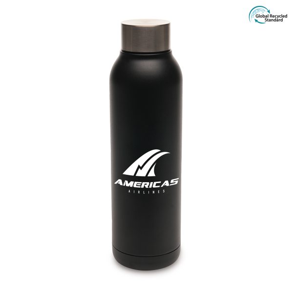 630ml RSS double walled, stainless steel vacuum bottle with colour powder coating. BPA & PVC free.