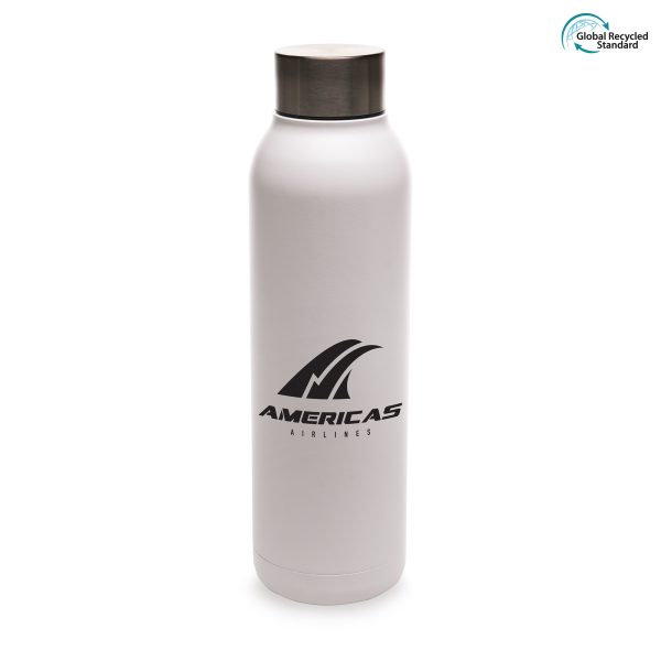 630ml RSS double walled, stainless steel vacuum bottle with colour powder coating. BPA & PVC free.