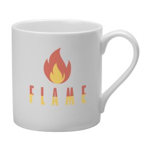The Ash mug is a popular Bone China shape with a large transfer print area. The straight-sided mug has a gloss white finish, perfect for digital or transfer printing. Slightly larger than most other mugs.