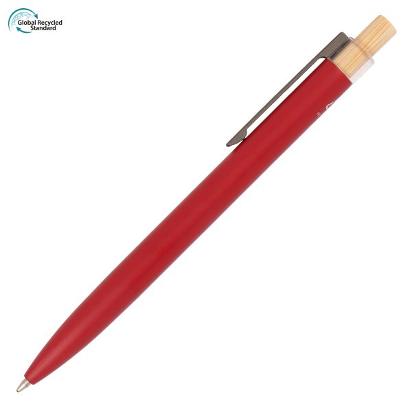 A stylish and sustainable metal pen that gives back! With a modern design it includes a recycled aluminium barrel with a pre-printed recycled symbol, natural bamboo plunger encased within a transparent PETG surround and finished with a gun metal clip. 5p from every pen sold is donated to ‘Helping Uganda Schools Charity’