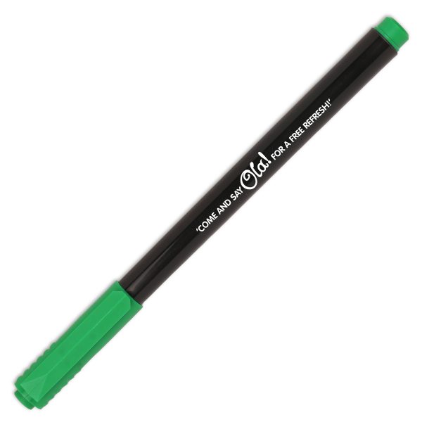 With a permanent fine line nib, this European made marker writes on many surfaces including glass, metal, plastic and foil. Made from 90% recycled material specifically designed to resist water, smudging and fading ensuring your message or design stays intact.