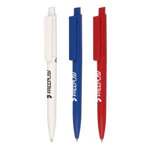 This push action German made ball pen is made from 100% post-industrial RABS plastic and has a super-sized refill (approx. 6000m) made from 95% post-consumer recycled PP plastic. The perfect choice for those who prioritize both quality and environmental responsibility that will stand the test of time.