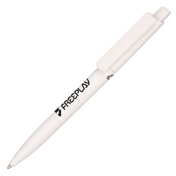 This push action German made ball pen is made from 100% post-industrial RABS plastic and has a super-sized refill (approx. 6000m) made from 95% post-consumer recycled PP plastic. The perfect choice for those who prioritize both quality and environmental responsibility that will stand the test of time.