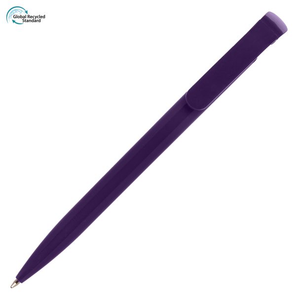 The recycled version of a much loved best seller! Made from 78% recycled ABS plastic, this push action ball pen still features a great print area to both the barrel and the clip. Why not add a QR code?