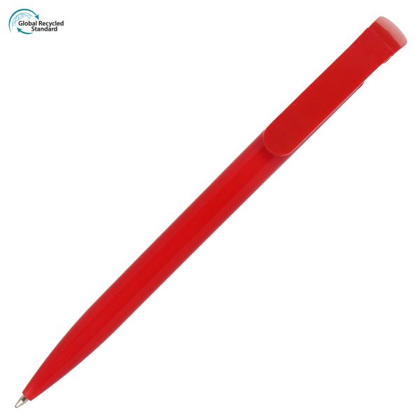 The recycled version of a much loved best seller! Made from 78% recycled ABS plastic, this push action ball pen still features a great print area to both the barrel and the clip. Why not add a QR code?