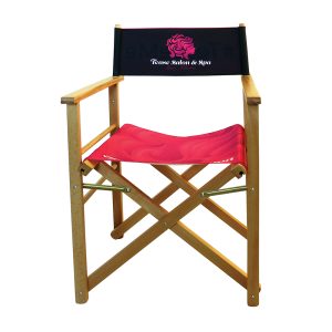 Directors Chair with sturdy wooden frame, recycled polyester fabric & full colour printing as standard. Fully collapsible for ease of movement.