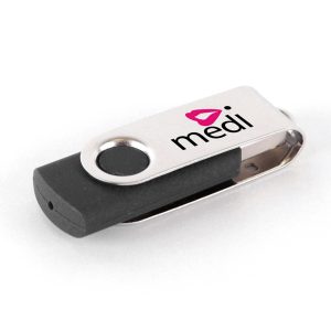 Twist style USB flash Drive. Available in Black only -. A quirky twist style design different from the standard USB. 8GB memory UK stock only