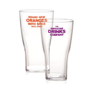 380ml high ball tumbler with a tulip-shaped base, made from Tritan™ Renew with 50% recycled material perfect for cold beverages. Transparent, lightweight and shatter-resistant, offering the look of glass with the practicality of plastic. BPA & PVC free.