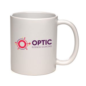 11 oz. (312ml) classically designed ceramic white mug with a gloss finish. A best-selling promo gift with a generous branding area.