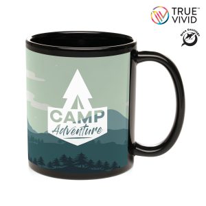 A generous capacity, 400ml gloss finish mug with a protective ORCA Coating® that will maintain the vibrant finish of your full colour design. Guaranteed up to 3500 + cycles in a normal domestic dishwasher.
