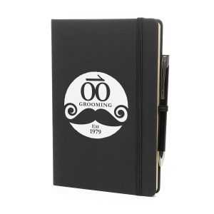 2-in-1 plain page A5 Mole Notebook with a matching Mole Mate Ball Pen, sourced to perfectly colour coordinate. (QS0015 & TPC982001)