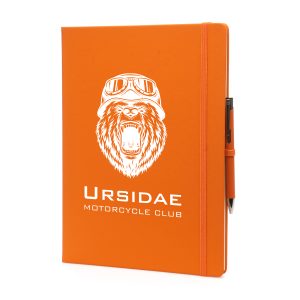 2-in-1 A4 Mole notebook with a matching mole mate ball pen, sourced to perfectly colour coordinate. (QS0344 & TPC982001)
