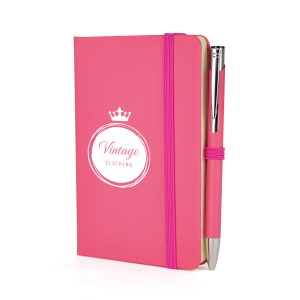 2-in-1 A6 Mole notebook with a matching mole mate ball pen, sourced to perfectly colour coordinate. (QS0346 & TPC982001)