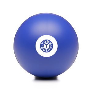 70mm diameter stress ball available in a variety of colours.