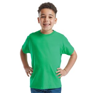 The Fruit of the Loom Original T delivers unbeatable value, comfort, and print quality. Made from 100% soft cotton with a fine knit gauge, it offers a smooth surface for vibrant, detailed decoration making perfect for screen printing or embroidery. The self-fabric back neck tape and rib crew neck enhance comfort and durability, while the wide choice of colours makes it ideal for schools, clubs, events, and promotional campaigns. Whether used for branded merchandise or everyday kidswear, this reliable favourite combines comfort, quality, and excellent printability. Order today to give your kids’ range the perfect blank canvas for any design.
