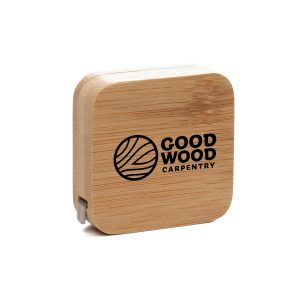 This 40-inch retractable tape measure combines function and style, featuring a sturdy stainless steel tape and a natural bamboo case. Compact and easy to carry, it’s a reliable tool with a modern look, perfect for measurements anytime.